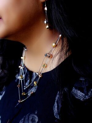 Buy online traditional long dejhoor earrings in a stylist Ricochet design –  Quirksmith